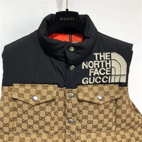 bulletproof vest gucci|Gucci north face puffer vest.